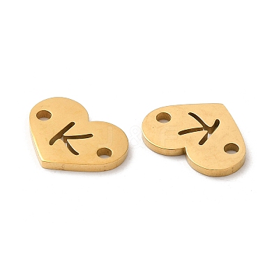 Ion Plating(IP) 304 Stainless Steel Connector Charms STAS-C081-04G-K-1