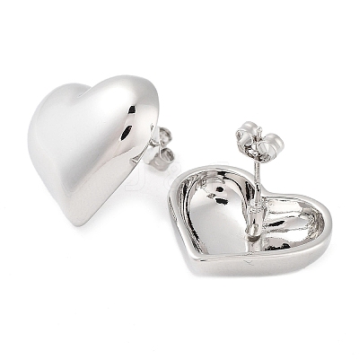 Brass Stud Earrings for Women EJEW-D088-02P-1