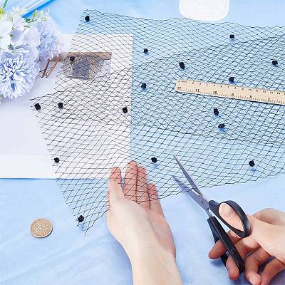 Elastic Polyester Deco Mesh Ribbons DIY-GF0009-01A-1