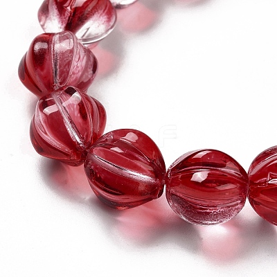Transparent Glass Beads Strands GLAA-F114-02B-12-1