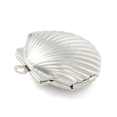 Tarnish Resistant 304 Stainless Steel Diffuser Locket Pendants STAS-K002-04P-1