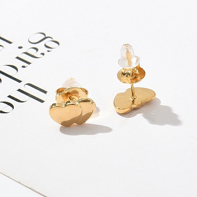 304 Stainless Steel Stud Earrings for Women LS-STAS-Z117-16G-01-1