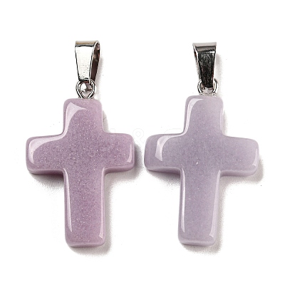 Synthetic Luminous Stone Dyed Pendants G-H308-06P-02-1