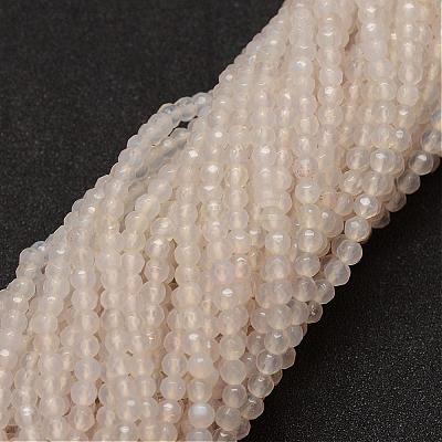 Natural Agate Bead Strands G-G882-4mm-A06-7-1
