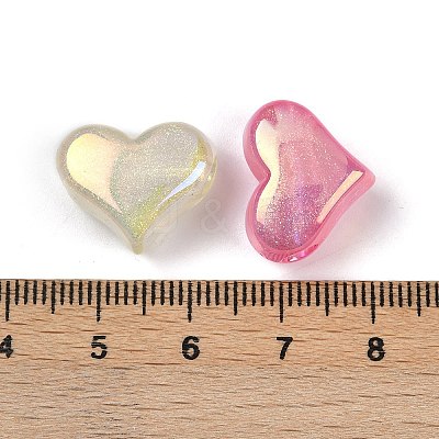 Transparent Acrylic European Beads MACR-L007-15-1
