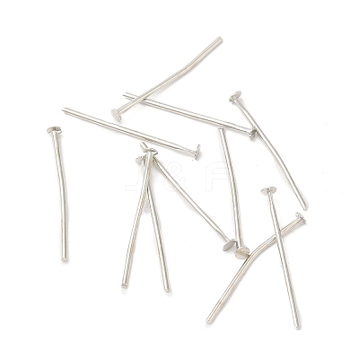 Brass Flat Head Pins X-KK-H446-02P-1