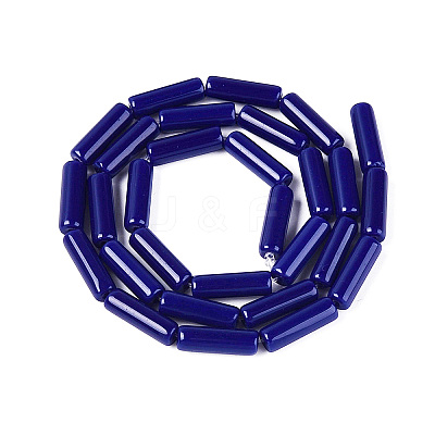 Opaque Solid Color Glass Beads Strands GLAA-N070-01A-C05-1
