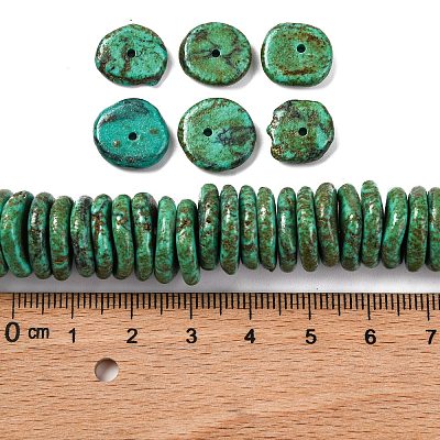 Graduated Synthetic Turquoise Beads Strands G-A237-01F-1