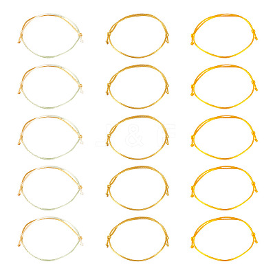 30Pcs 3 Colors Nylon Thread Bracelets Making BJEW-TAC0070-1