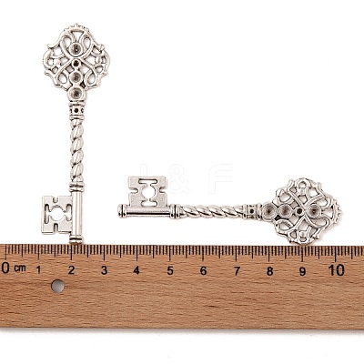Key Tibetan Style Pendant Rhinestone Settings LS-TIBEB-A101291-AS-LF-1