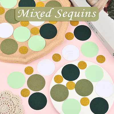 200Pcs Round Paper Table Scatter Confetti DIY-SC0032-57B-1