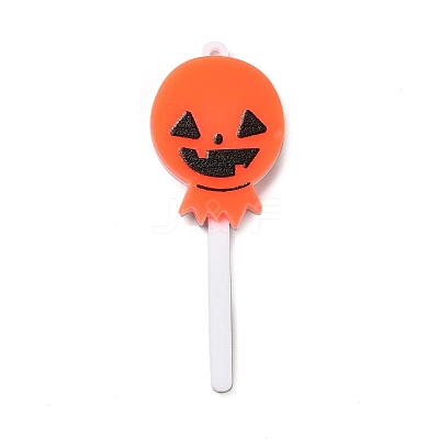 Halloween Printed Acrylic Big Pendants OACR-B007-02-1