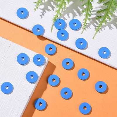 Handmade Polymer Clay Beads CLAY-R067-8.0mm-B33-1