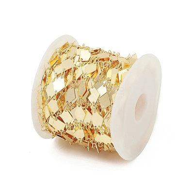 Brass Rhombus Link Chains CHC-M025-11G-1