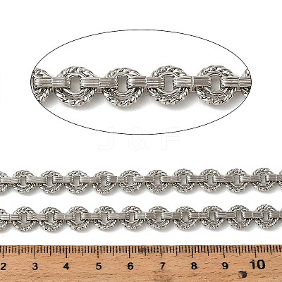 Brass Twisted Ring Link Chains CHC-NH0001-01P-1