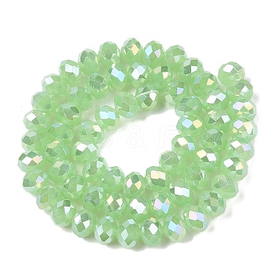 Electroplate Glass Beads Strands EGLA-A044-J8mm-B01-1