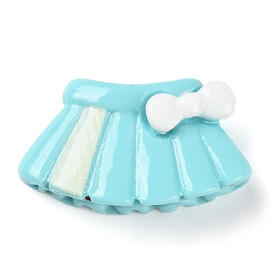 Opaque Resin Cabochons LS-RESI-E046-02F-1