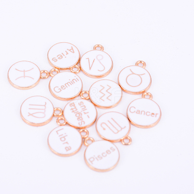 Alloy Enamel Pendants ENAM-WH0047-50G-A-1