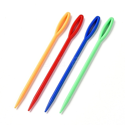 Safety Plastic Sewing Needles TOOL-WH0080-26-1