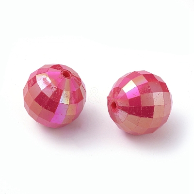 Opaque Chunky Bubblegum Acrylic Beads SACR-R605-5-1