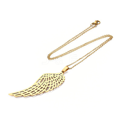 201 Stainless Steel Pendants Necklaces NJEW-S105-JN676-45-2-1
