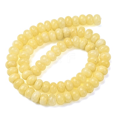 Dyed Natural White Jade Beads Strands GG-CBA9281-A15-5x8mm-1
