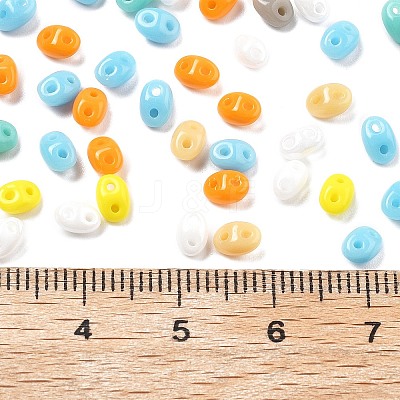 2-Hole Seed Beads GLAA-R159-M-1