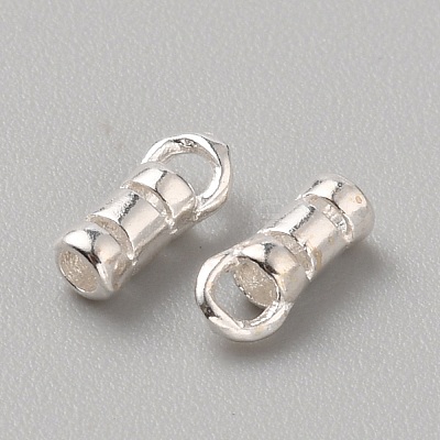 925 Sterling Silver Cord End LS-STER-WH0019-14B-1