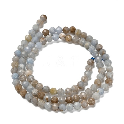 Natural Angelite Beads Strands G-RM2025-30-4mm-1