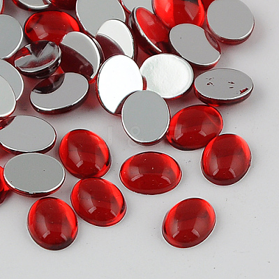 Scrapbook Embellishments Garment Accessories Taiwan Acrylic Rhinestone Cabochons ACRT-M007-13x18mm-28-1