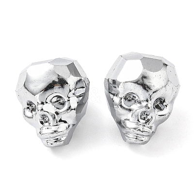 Electroplate Glass Bead EGLA-A006-01-1
