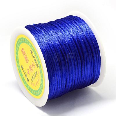 Nylon Satin Rattail Cords NWIR-R025-1.0mm-368-1
