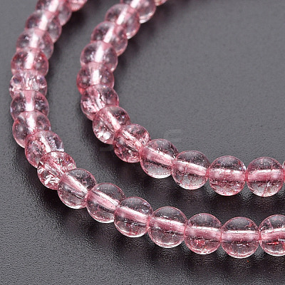Crackle Glass Beads Strands GLAA-S192-B-006-1