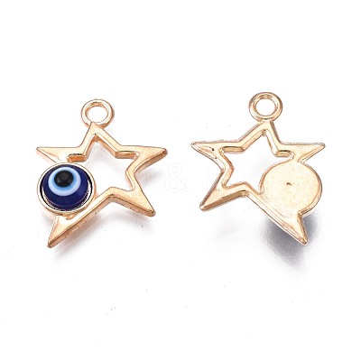 Alloy Enamel Pendants PALLOY-S132-351-1