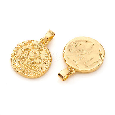 Brass Pendants X-KK-I672-33F-1