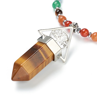 Chakra Jewelry NJEW-I246-01C-1