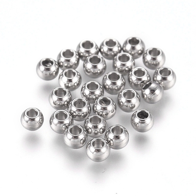 Tarnish Resistant 316L Surgical Stainless Steel Beads STAS-M274-073A-P-1