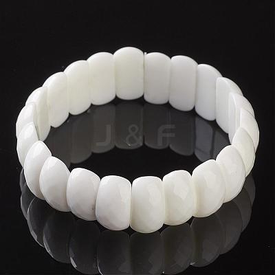 Opaque Glass Beaded Stretch Bracelets BJEW-G486-B01-1