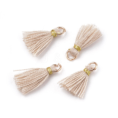 Polycotton(Polyester Cotton) Tassel Pendant Decorations X-FIND-S281-25-1