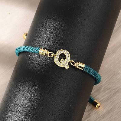 Adjustable Nylon Cord Bracelets BJEW-C096-01G-17-1