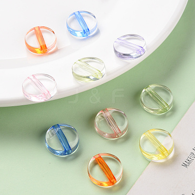 Transparent Acrylic Beads X-TACR-S154-09A-1