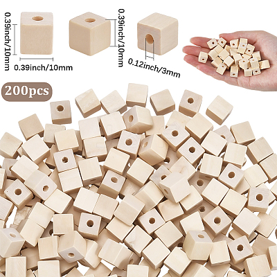 Wood Beads WOOD-SP0001-94C-1