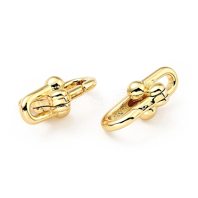 Brass Lobster Claw Clasps X-KK-G416-34G-1