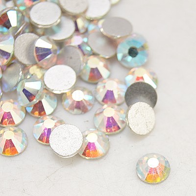 Glass Flat Back Rhinestone RGLA-C002-SS6-101-1