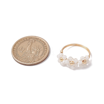 Natural Moonstone Finger Rings RJEW-TA00198-03-1