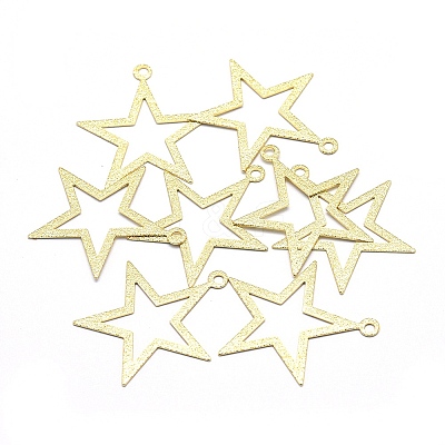 Brass Pendants KK-J279-11G-NR-1