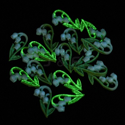 Luminous Opaque Epoxy Resin Decoden Cabochons CRES-M032-02D-1