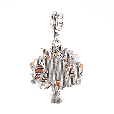 Antique Silver Plated Alloy European Dangle Charms Sets PALLOY-JF00443-1