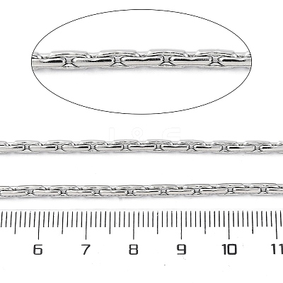 304 Stainless Steel Boston Link Chains STAS-P386-05A-P-1