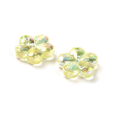 Transaparent Acrylic Beads PACR-H004-01H-1